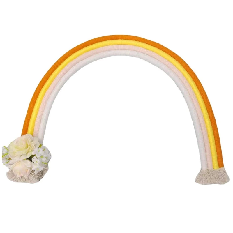 

Handmade Cute Rainbow Prop Newborn Photography Decorations Infant Photo Shooting Accessories