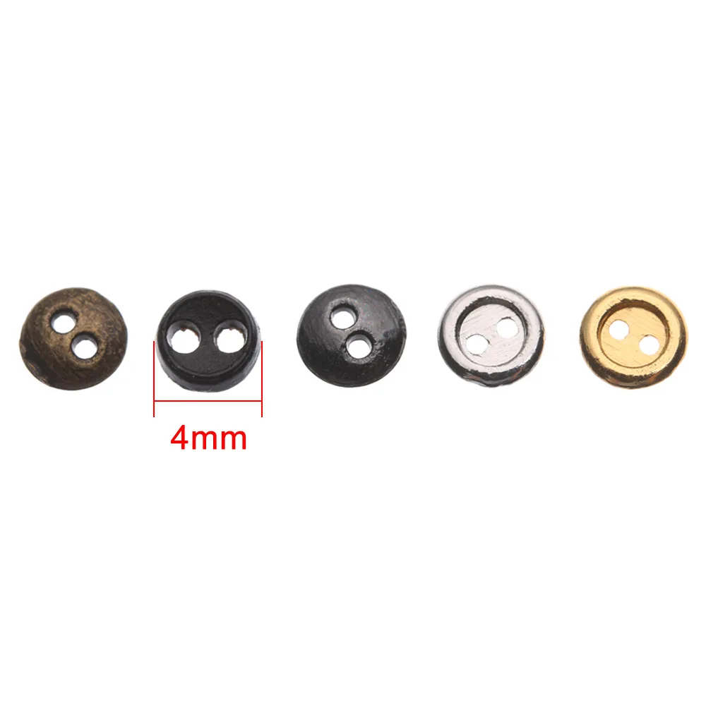 20/40PCs Mini Buttons Buckles Handmade Doll Accessories DIY Clothes Round Clothing Sewing Craft 4mm | Игрушки и хобби