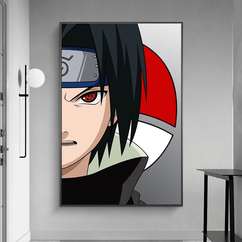 Аниме-Декор Наруто и Итачи Акацуки принты манга холст живопись настенное