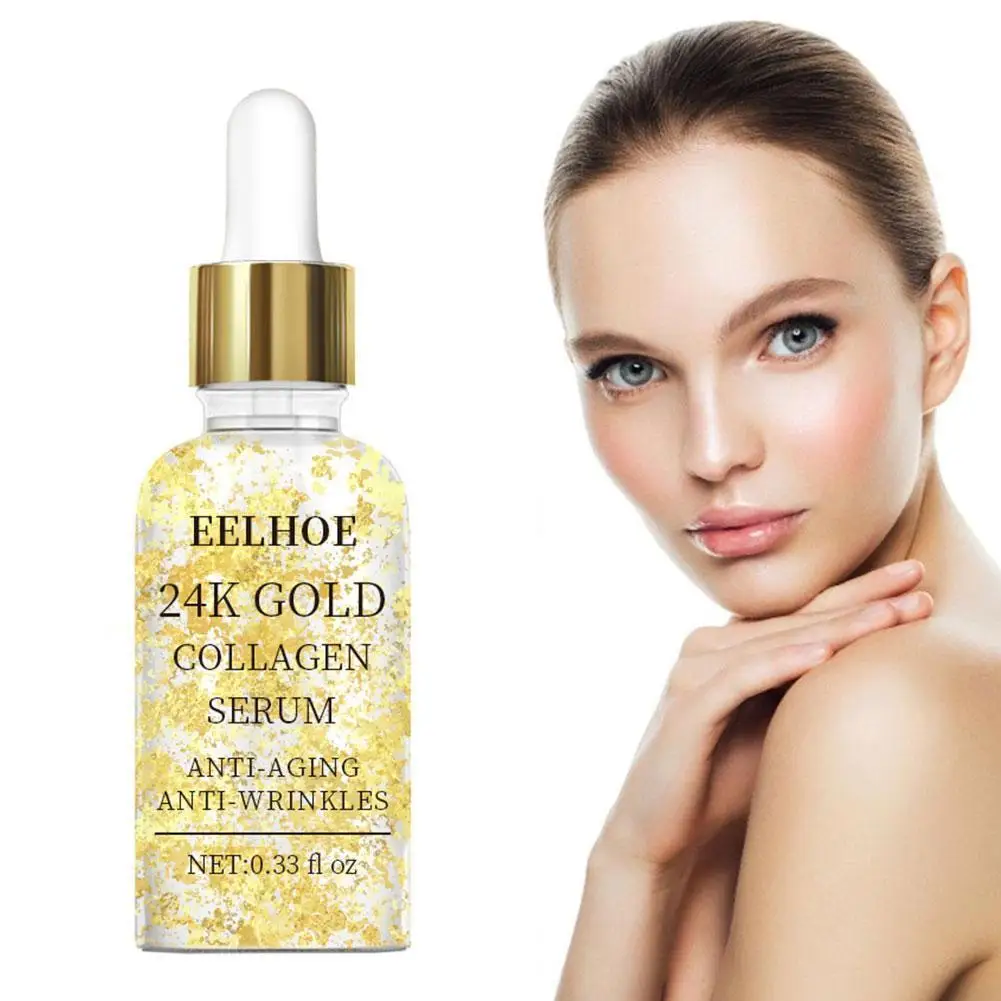 

1pcs 24k Gold Face Serum Hyaluronic Acid Serum Moisturizer Whitening Anti Aging Essence Cream Creams Acne Anti Essence