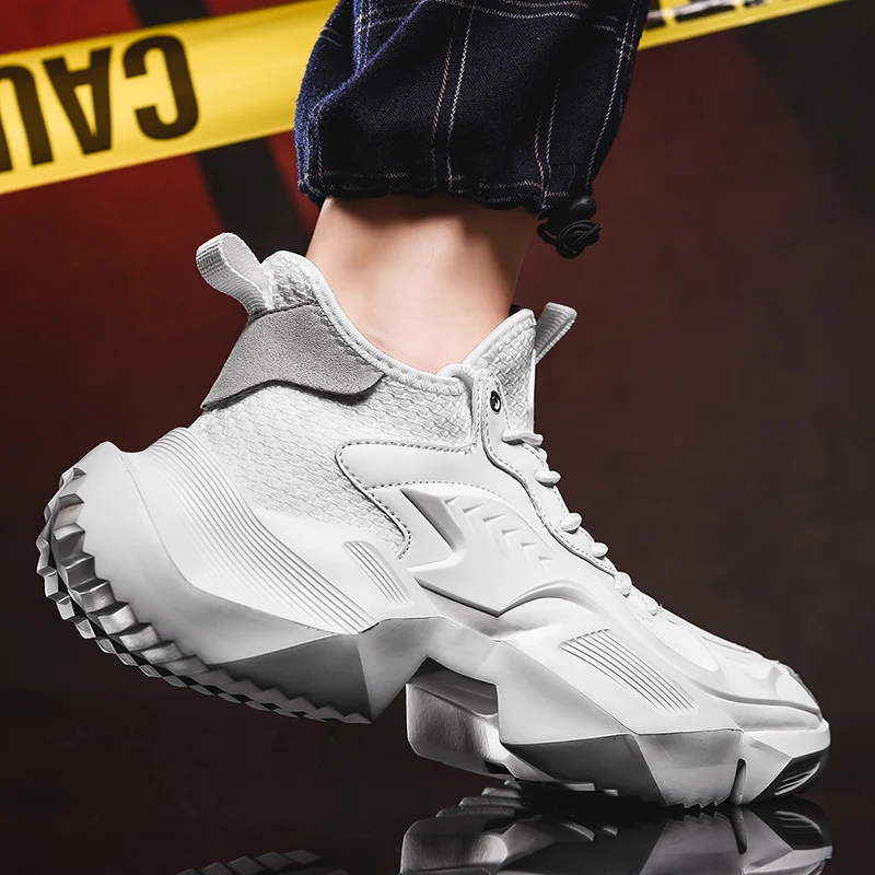 Мужские кроссовки для бега R.xjian черные дышащие большой размер 46 мужская