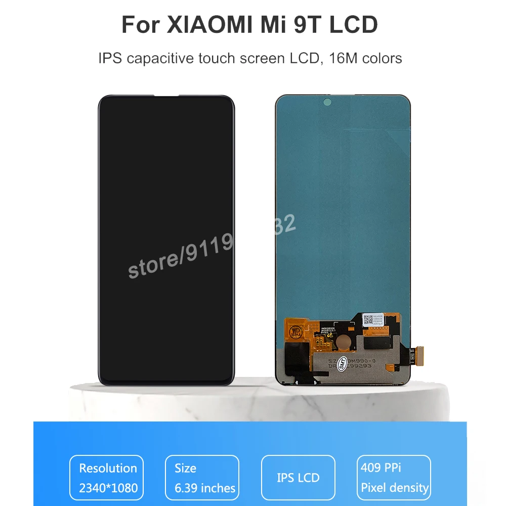 ЖК-дисплей Amoled 6 39 ''для XiaoMi Mi 9T Pro с сенсорным экраном и дигитайзером в сборе