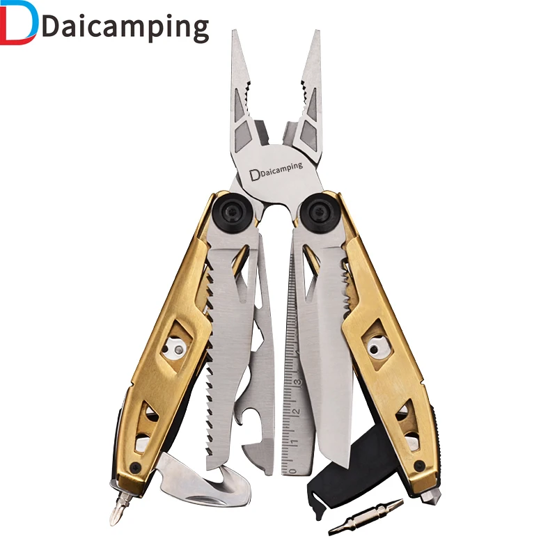 

Daicamping плоскогубцы многофункциональный складной нож функциональные плоскогубцы выживания EDC инструменты Комбинации 420 нержавеющая Портати...