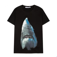 high street hip hop t shirts men fashion designer shark print tshirt mens streetwear tops tee summer clothing size s 2xl