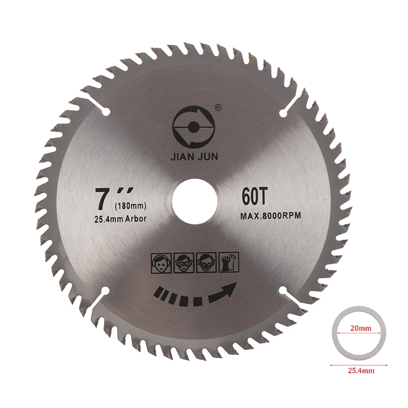 

1Pc 7 Inch Circular Tungsten Carbide Saw For Wood Woodworking Cutting Saw Disc