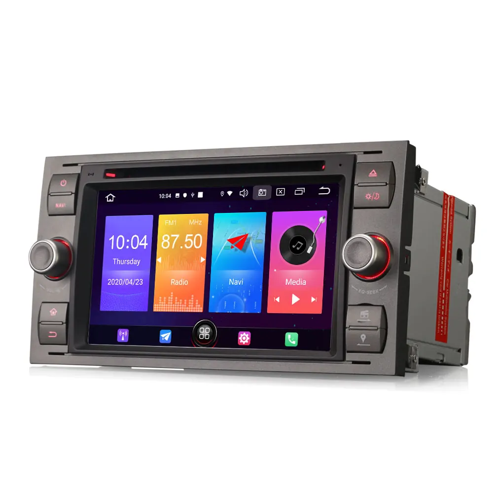 7 &quotAndroid 10 0 OS автомобильный DVD мультимедийный GPS радиосистема плеер для Ford Mondeo 2003