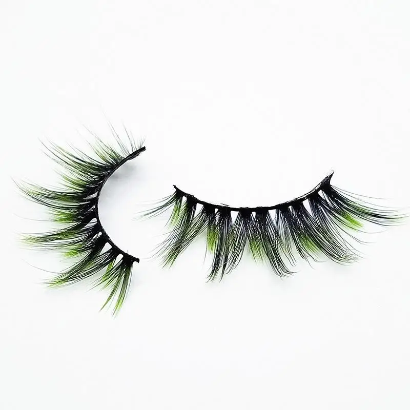 

3D Three-Dimensional Chemical Fiber Color False Eyelashes) Thick Natural Multi-Layer False Eyelashes