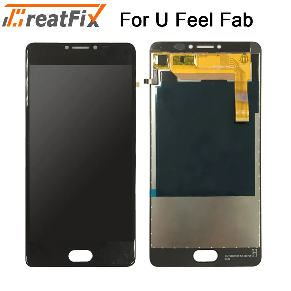 Протестированный сенсорный экран дигитайзер ЖК-дисплей для Wiko u feel Ufeel Lite ЖК-дисплей с сенсорным экраном в сборе ЖК-дисплей ufeel go u feel fab