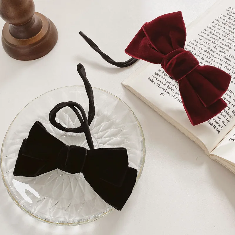 

ncmama Velvet Bow Magic Hair Buns Donut Hair Maker Clip Hair Curler Fashion Women Girls DIY Hairstyle Headbands Tools Accessory