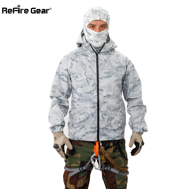 ReFire Gear Hard Shell Военная Тактическая камуфляжная куртка Мультикам дышащая