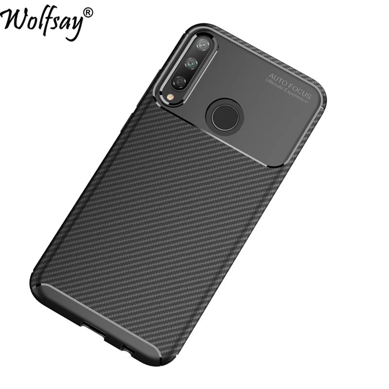 

For Huawei Y7p Case 6.39" Bumper Silicone Anti-knock Carbon Fiber Shockproof Case For Huawei Y7p Cover Case Huawei Y7p Y 7P 2020