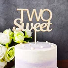 Топпер для торта, деревянный, для мальчиков и девочек