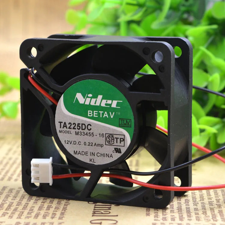 

Новый TA225DC M33455-16 12V 0.22A 60*60*25 защиты электродвигателя Вентилятор охлаждения