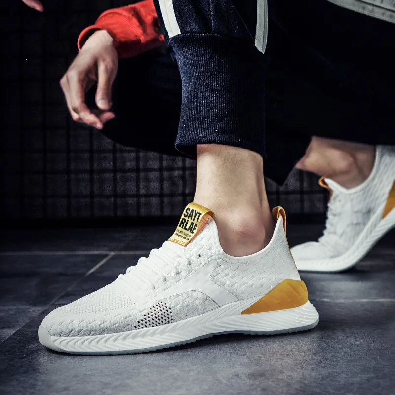 

2022 spring sports shoes men's shoes breathable student leisure trend Korean running shoes