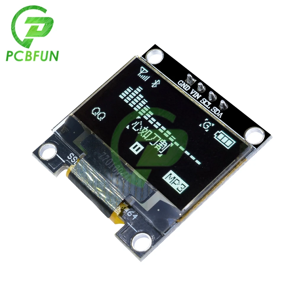 128x64 белый светодиод O светодиодный дисплей модуль для Arduino STM32 4 контакта GND VCC SCL SDA