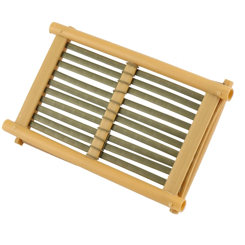 Поднос из искусственного бамбука прямоугольный поднос бамбукового ряда для