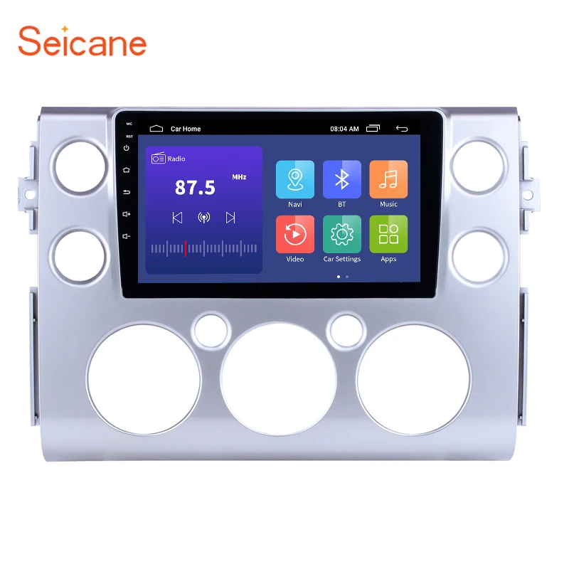 Автомагнитола Seicane 2 din Android 9 1 GPS Bluetooth Wi Fi для Toyota FJ CRUISER 2007 2018|Автомагнитолы| |