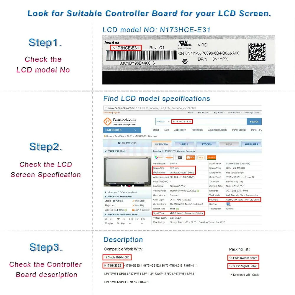 

Latumab HDMI Mini LCD Controller Board For 11.6" 13.3" 14" 15.6" 1920x1080 30Pins eDP LCD