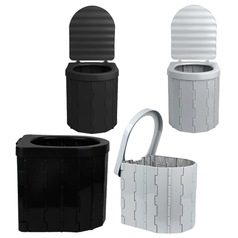 

Folding Toilet Portable Washable Plastic Folding Stool for Long Distance Travel Hiking Camping Boating Outdoor Supplies