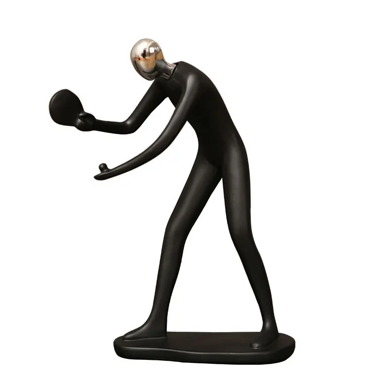 

Sports figures resin craft decoration simple home decoration creative TV cabinet wine cabinet decoration