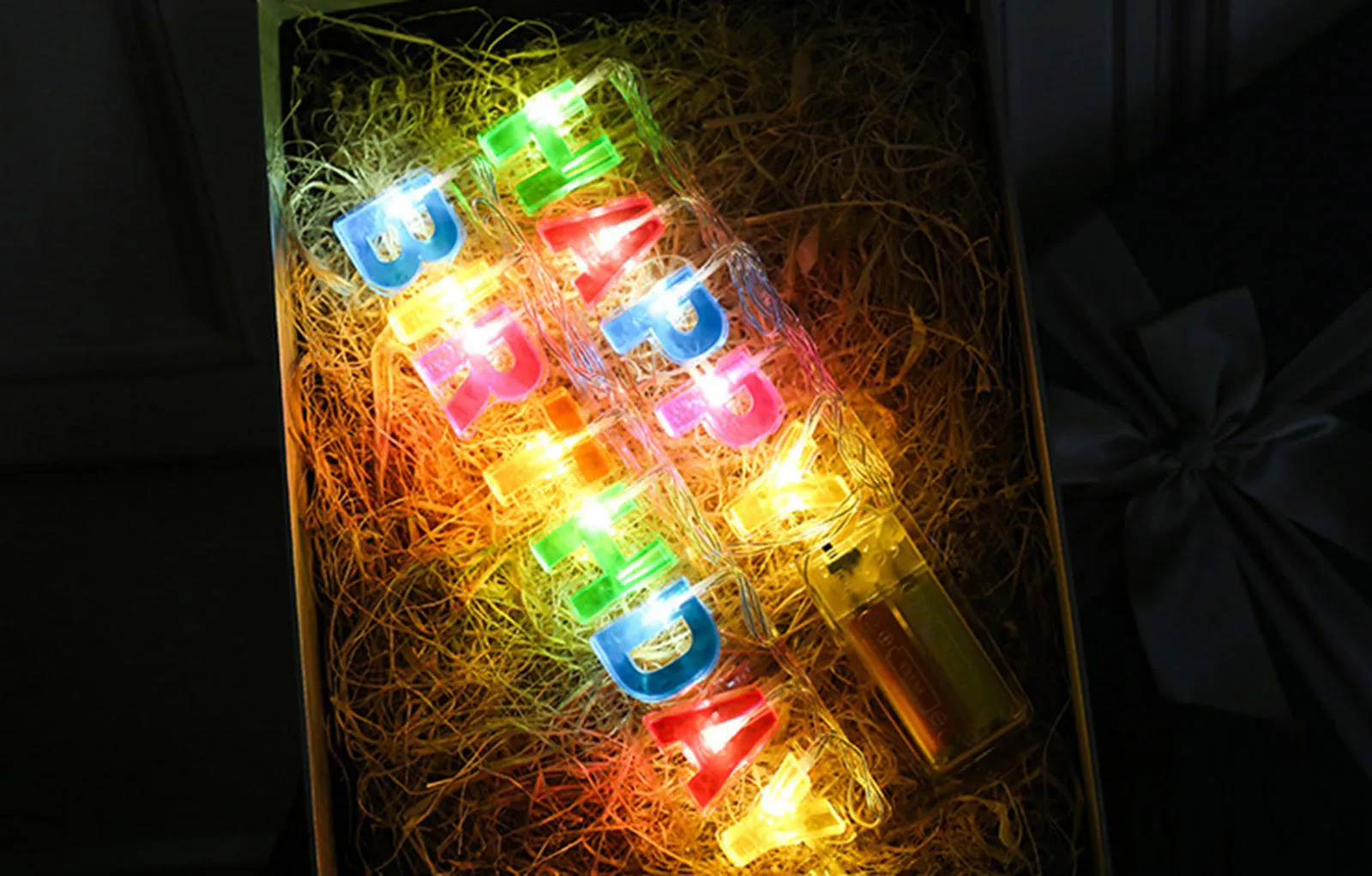 

Glow In The Dark Neon Tape Birthday Party Hanging Decor Fluorescent Paper String Star Hanging Pendants Luminous Wedding Party #M