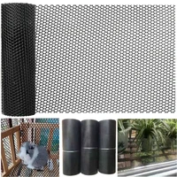 black home plastic chicken wire fence balcony cat net windows stairs child safety anti falling net garden pet protective netting