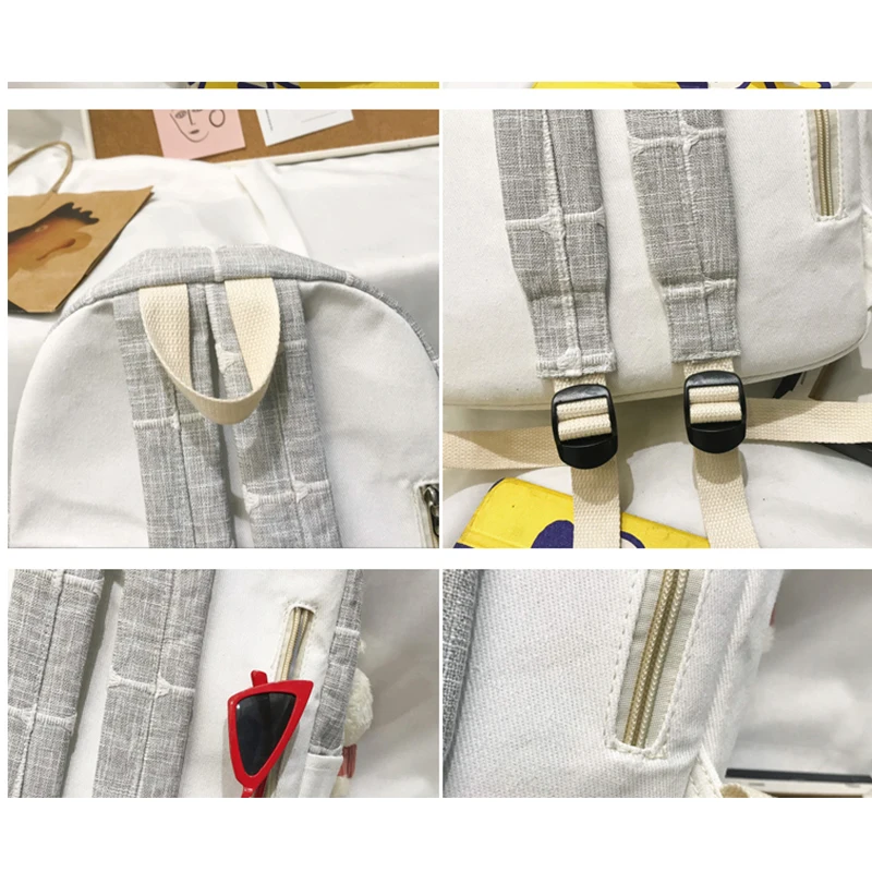 Женские школьные ранцы рюкзак для девочек-подростков модная клетчатая сумка в