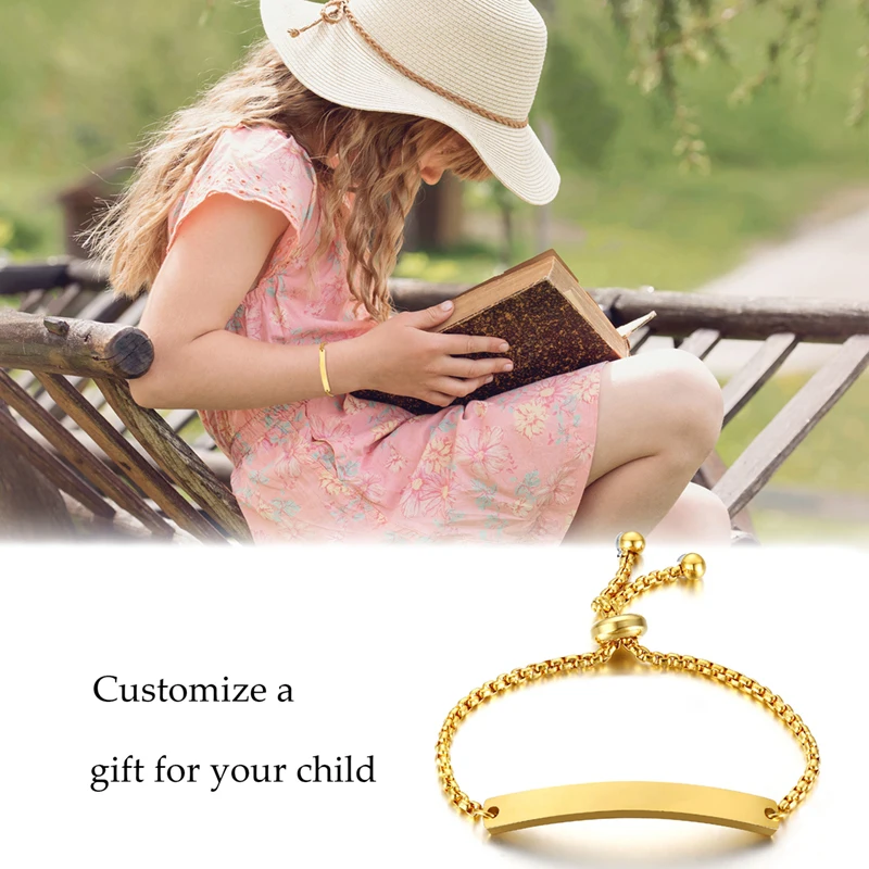 Браслеты с гравировкой для новорожденных детские подарки персонализированные