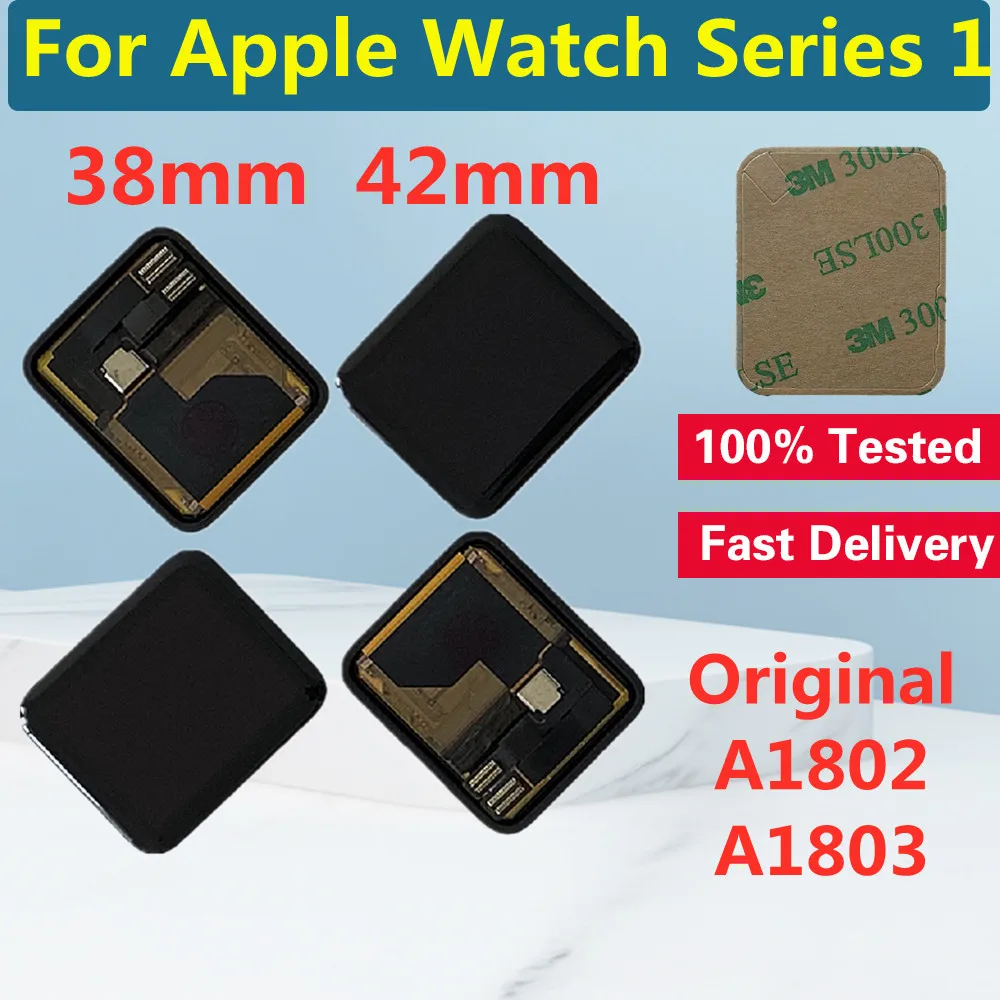 Оригинальный ЖК-дисплей для Apple Watch серии 1, сменный дигитайзер сенсорного экрана для Apple Watch серии 1, ЖК-экран 38 мм 42 мм