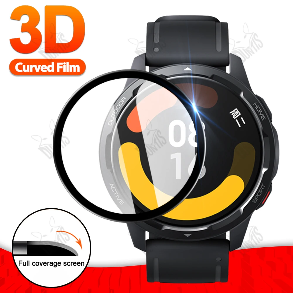 

3D Soft Glass Protective Film Cover For Xiaomi Color Watch 2 Sports Edition Full Screen Protector for Mi Color 2 Smart Watch
