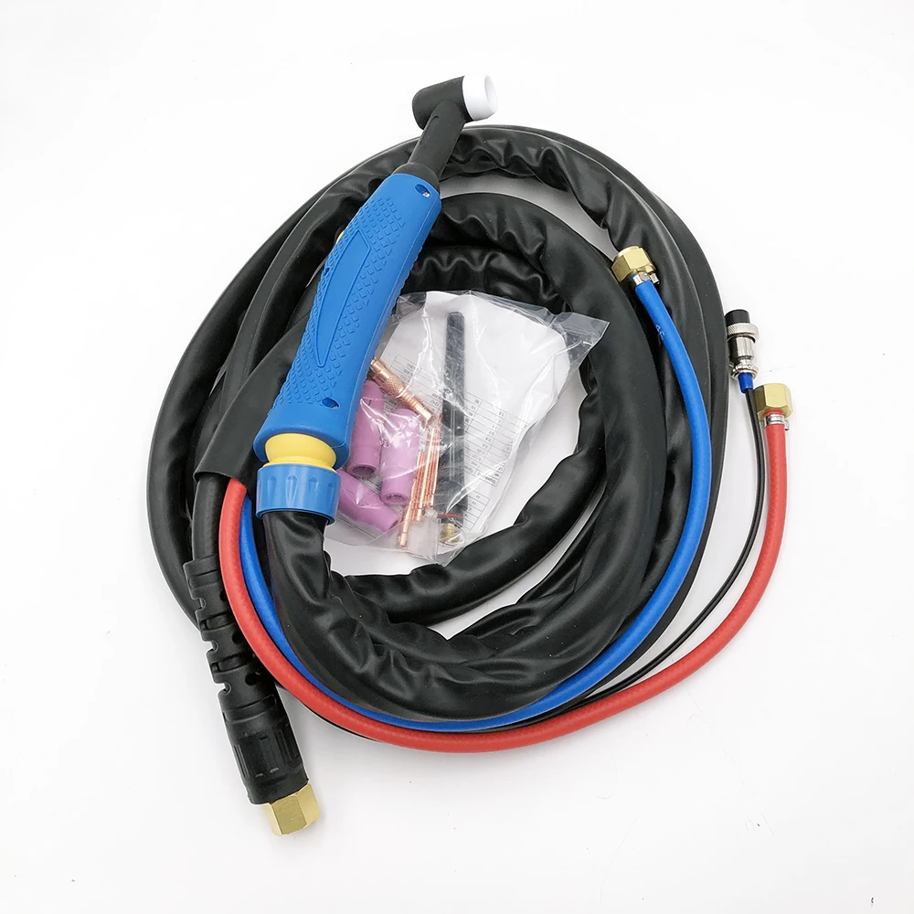 4M TIG-18 TIG18 WP-18 WP18 с синей головкой Argon ARC Водяное охлаждение Водяная и электрическая