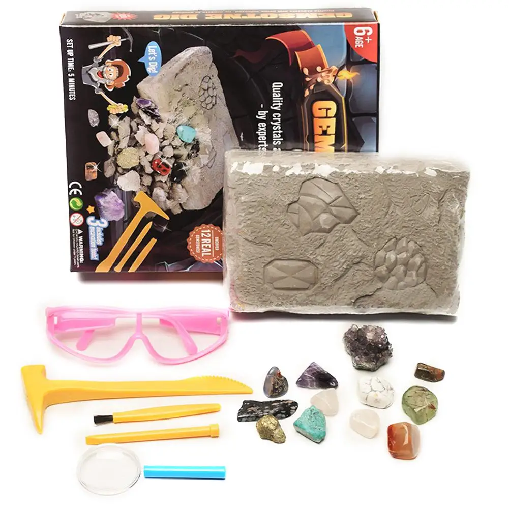 Детские игрушки для раскопок и Science Kit сделай сам шахтные раскопки мальчиков