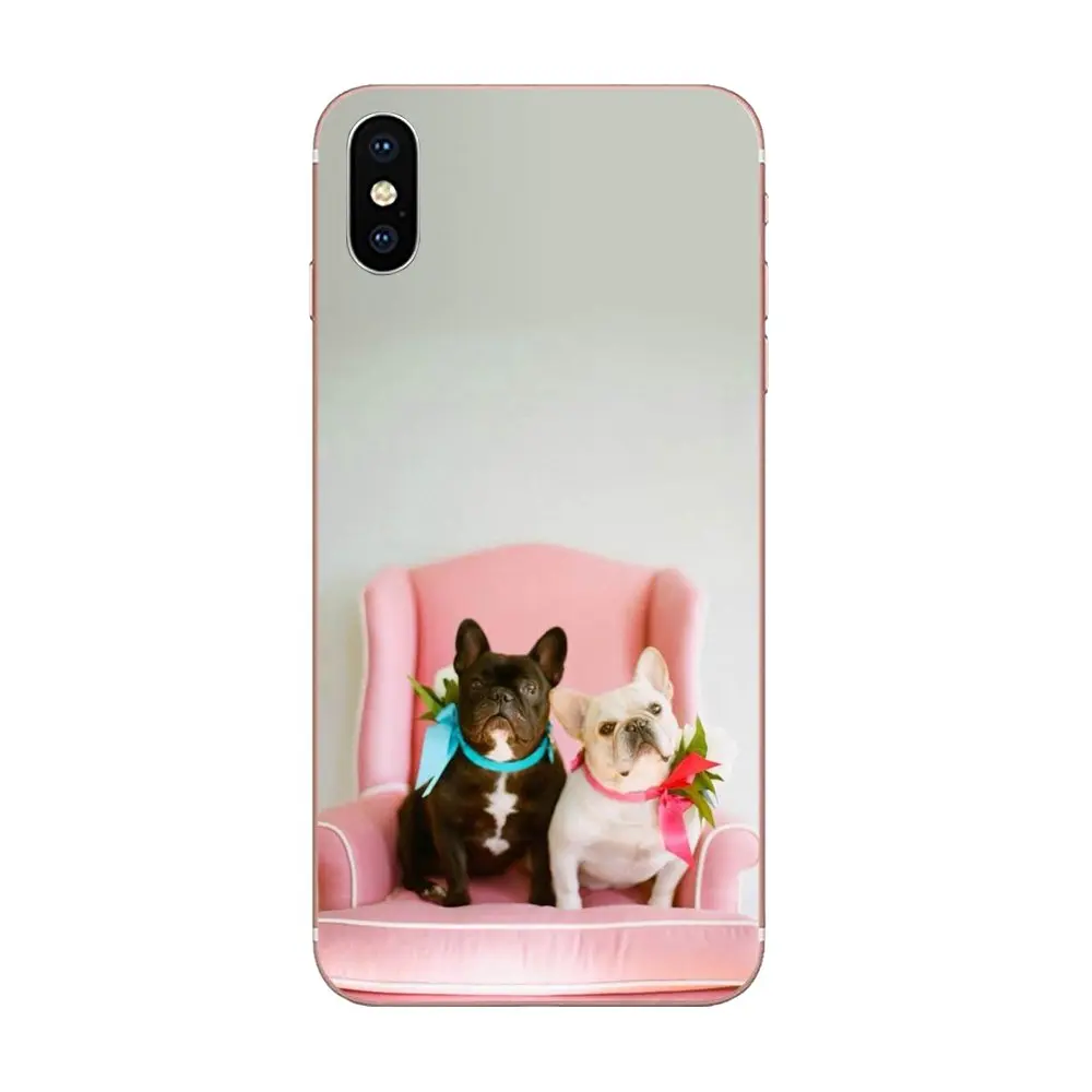 Милый щенок-Мопс Прохладный Французский Собака породы бульдог для Huawei NOVA 2 V20 Y3II Y5