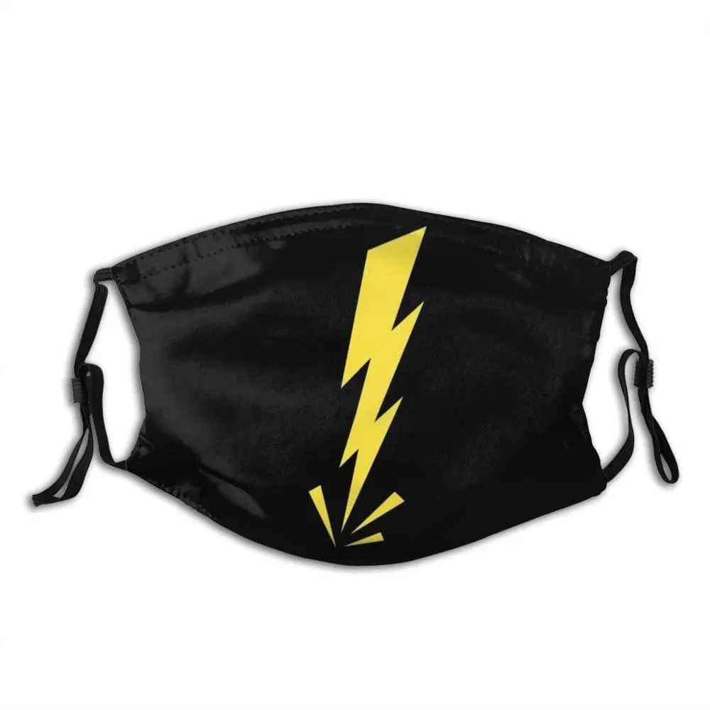 

Thunder Lightning Bolt Angry Warning Gift Idea Fashion Masks Lightning Lightning Bolt Bolt Electricity Thunder