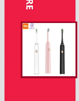 Xiaomi Mijia sonic электрическая зубная щетка Soocas X3 обновленная Водонепроницаемая ультра звуковая автоматическая зубная щетка Usb перезаряжаемая