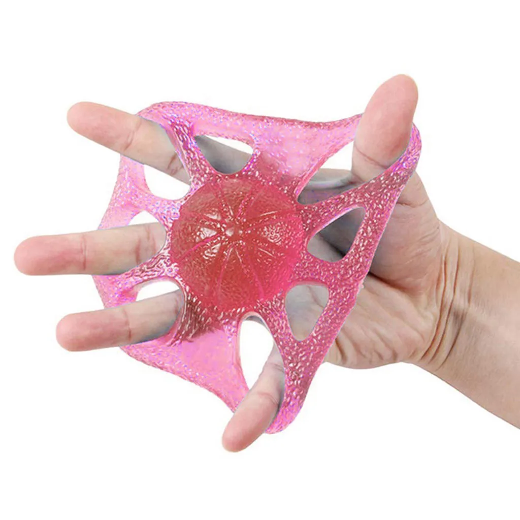 

Finger Hand Grip Ring Gripper Strengthener Exerciser Trainer Resistance Band Fitness Expander Stretcher 8 Holes Wrist Finger