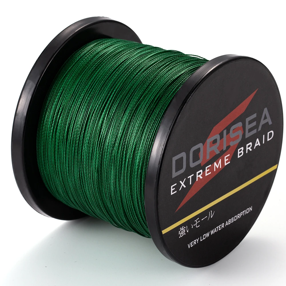 DORISEA 8 нитей высшего качества Экстремальная плетеная 2000 м большая катушка 6LB 300LB