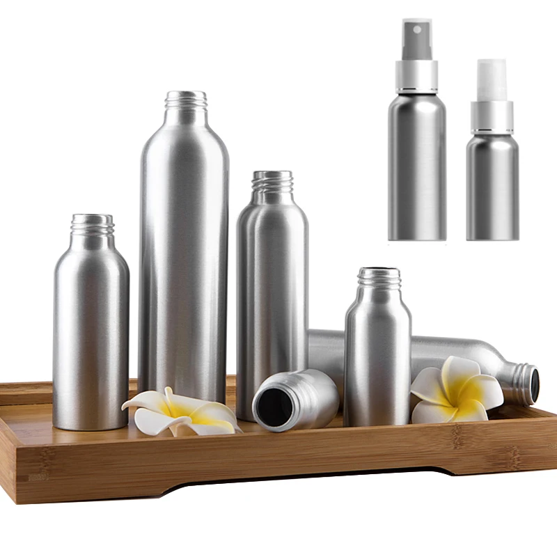 Спрей бутылка многоразового использования бутылки алюминиевые для духов