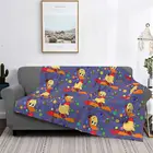 Альфред Дж. Одеяло Quack, детское Клетчатое одеяло, сверхнатуральное одеяло и покрывало, покрывало 220x240, диван-кровать для двуспальной кровати