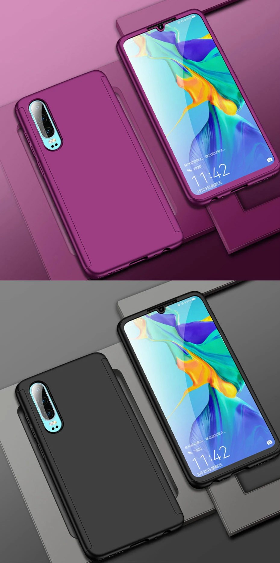 360 полный защитный чехол для телефона для samsung Galaxy A70 A40 A50 A60 A30 A20E A10 M30 M20 M10 A5 A7 A6 A8 A9 A3 чехол