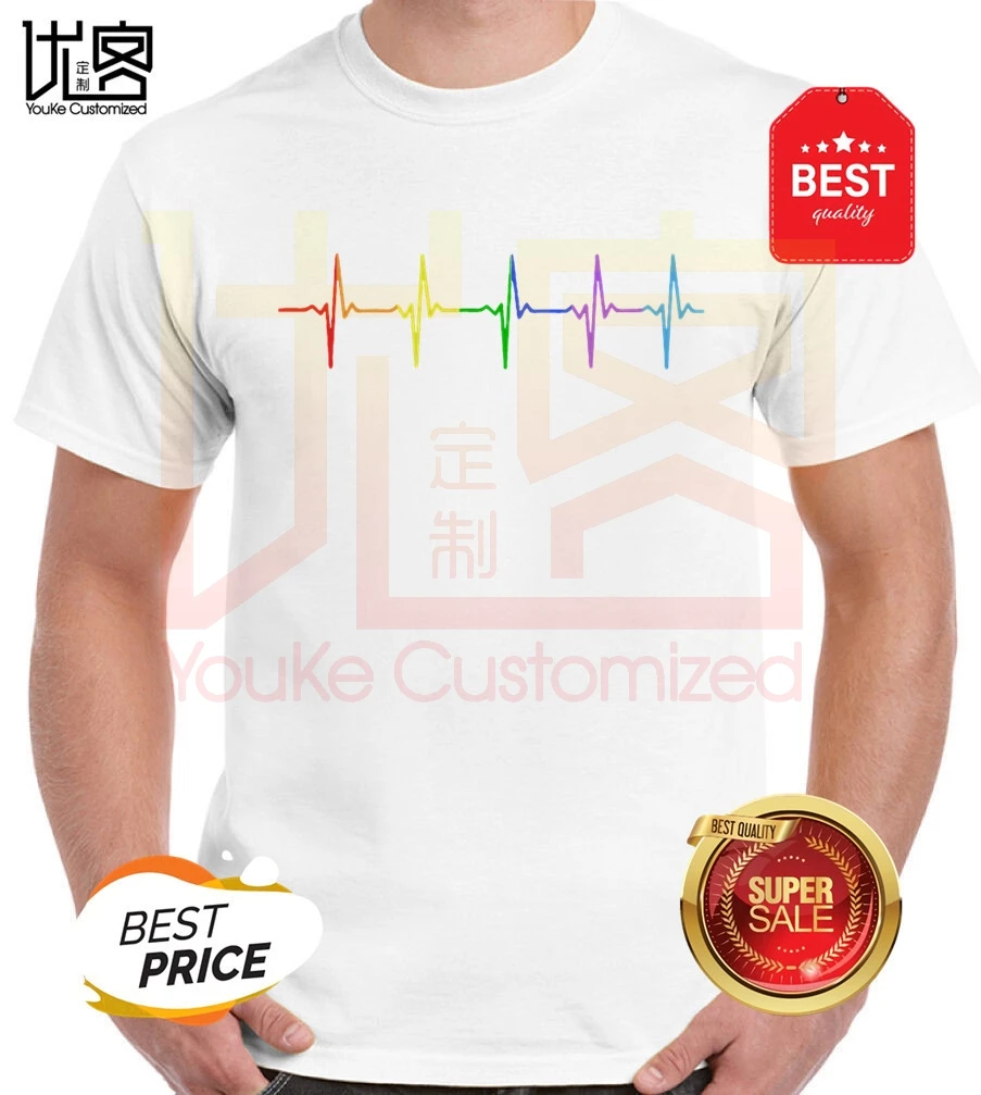 Для Мужчин's горячая Распродажа 100% хлопковое платье с радугой и пульс