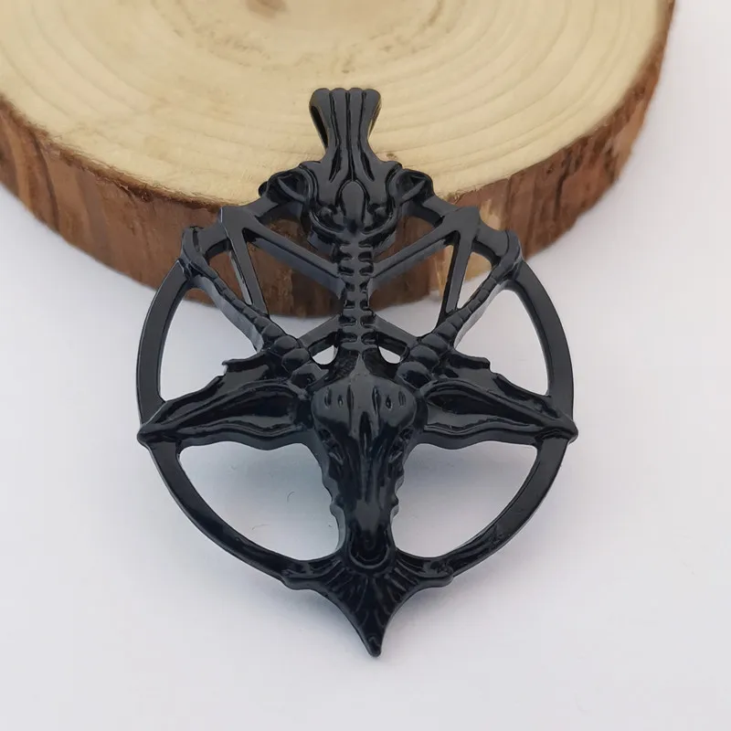 Модный комплект из 2 предметов в винтажном стиле виде пентаграммы Пан Бог череп