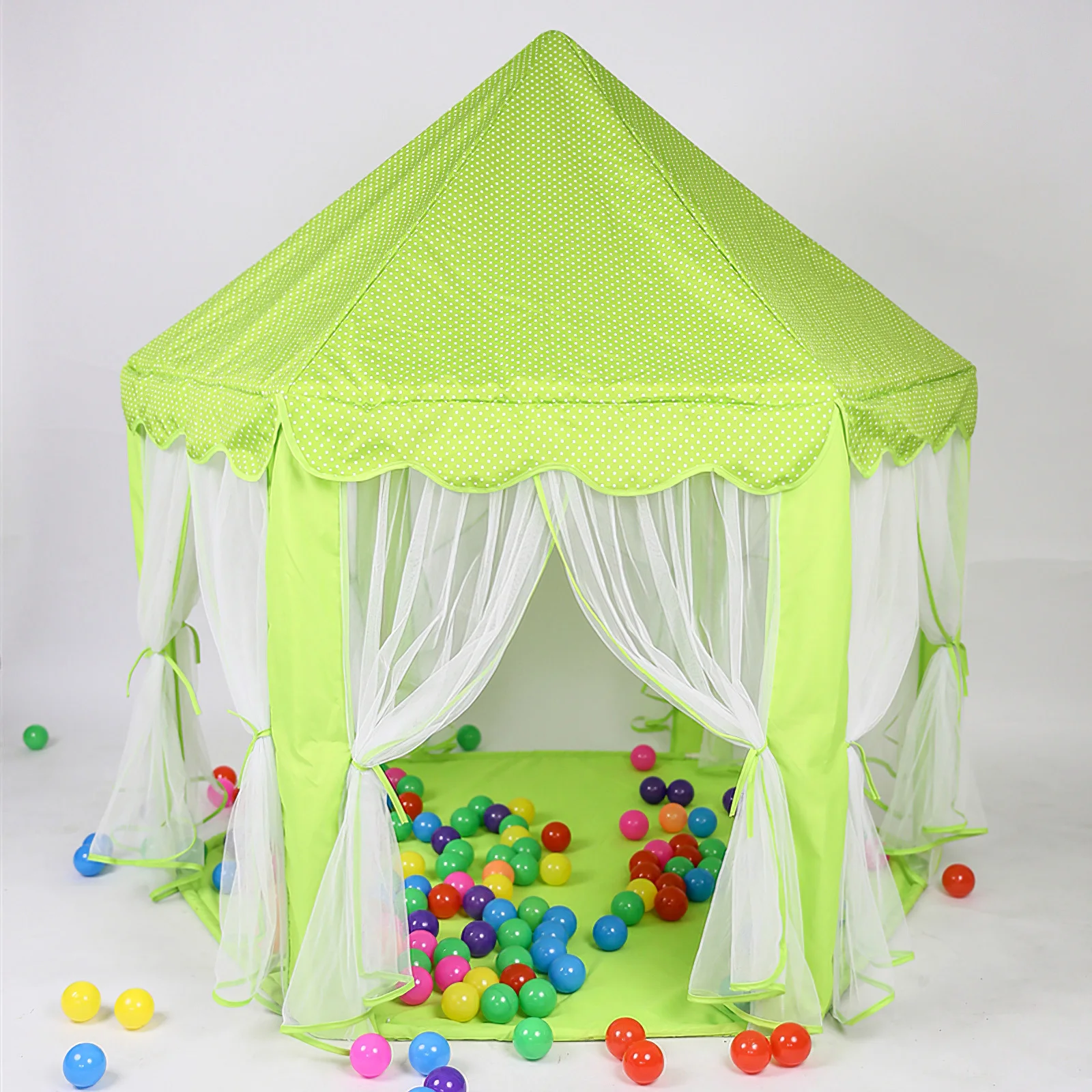

Playhouse Tent Decorative Princess Tent Interesting Toy Tent Harmonious Game Playing Tent Hexagon Castle Tent For Children Baby