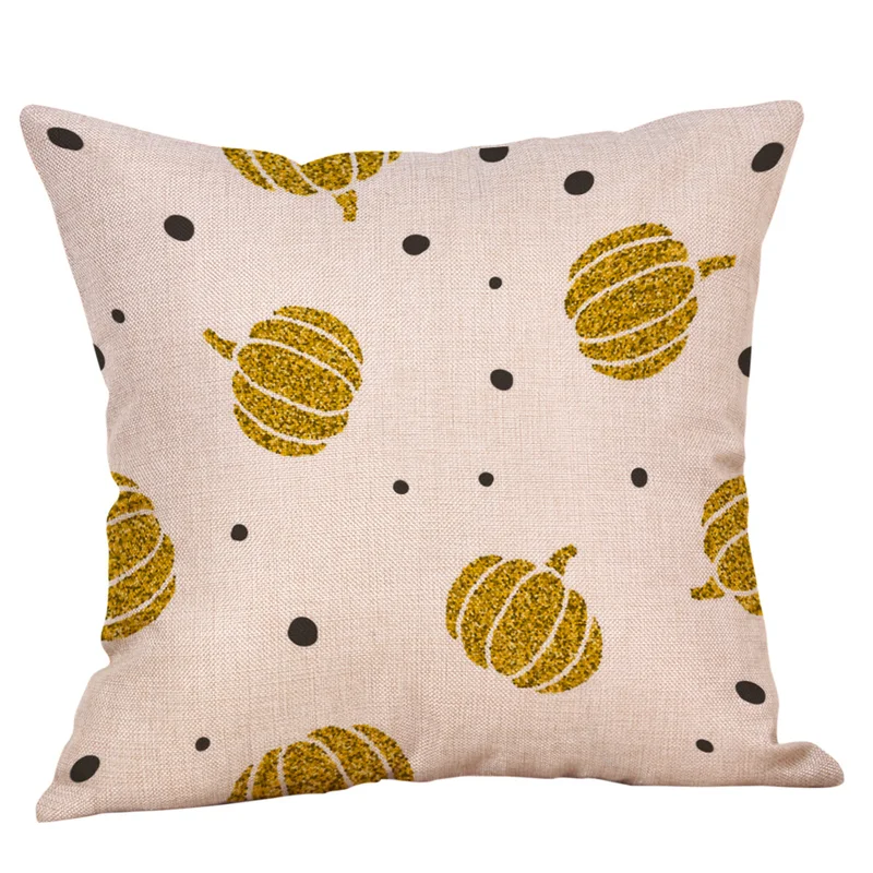 Наволочка 45x45 см тыква летучая мышь Геометрическая Подушка Чехлы призрак письмо