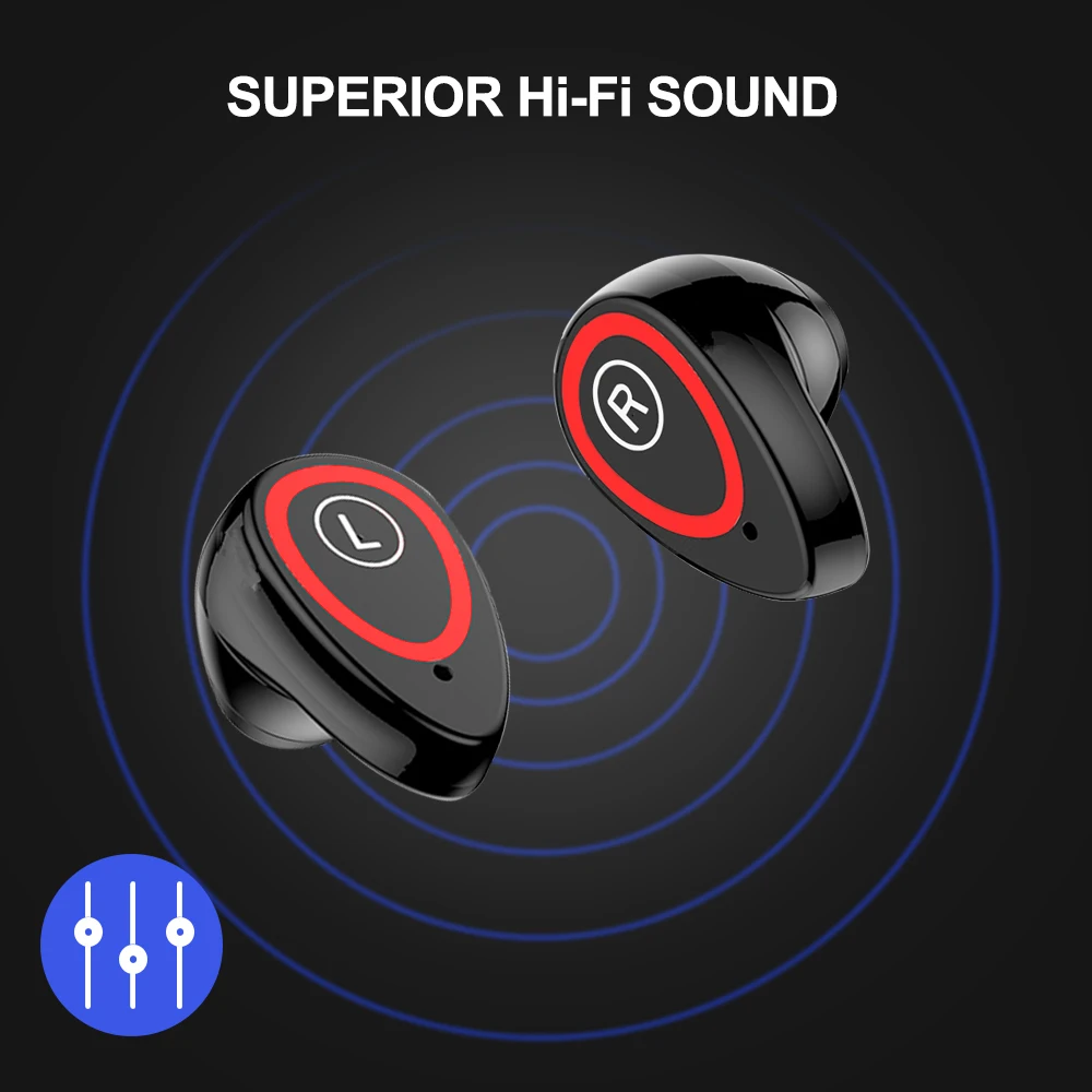 Honesum Смарт-часы с Bluetooth наушники V 5 0 беспроводной монитор сердечного ритма стерео
