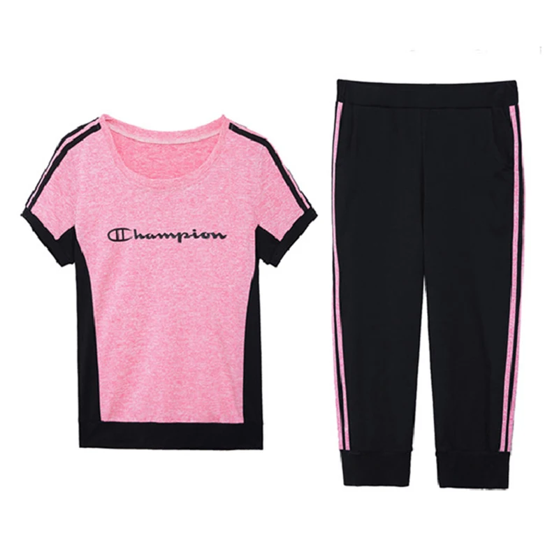 Модный комплект из 2 предметов 2021 года свободные летние укороченные брюки с