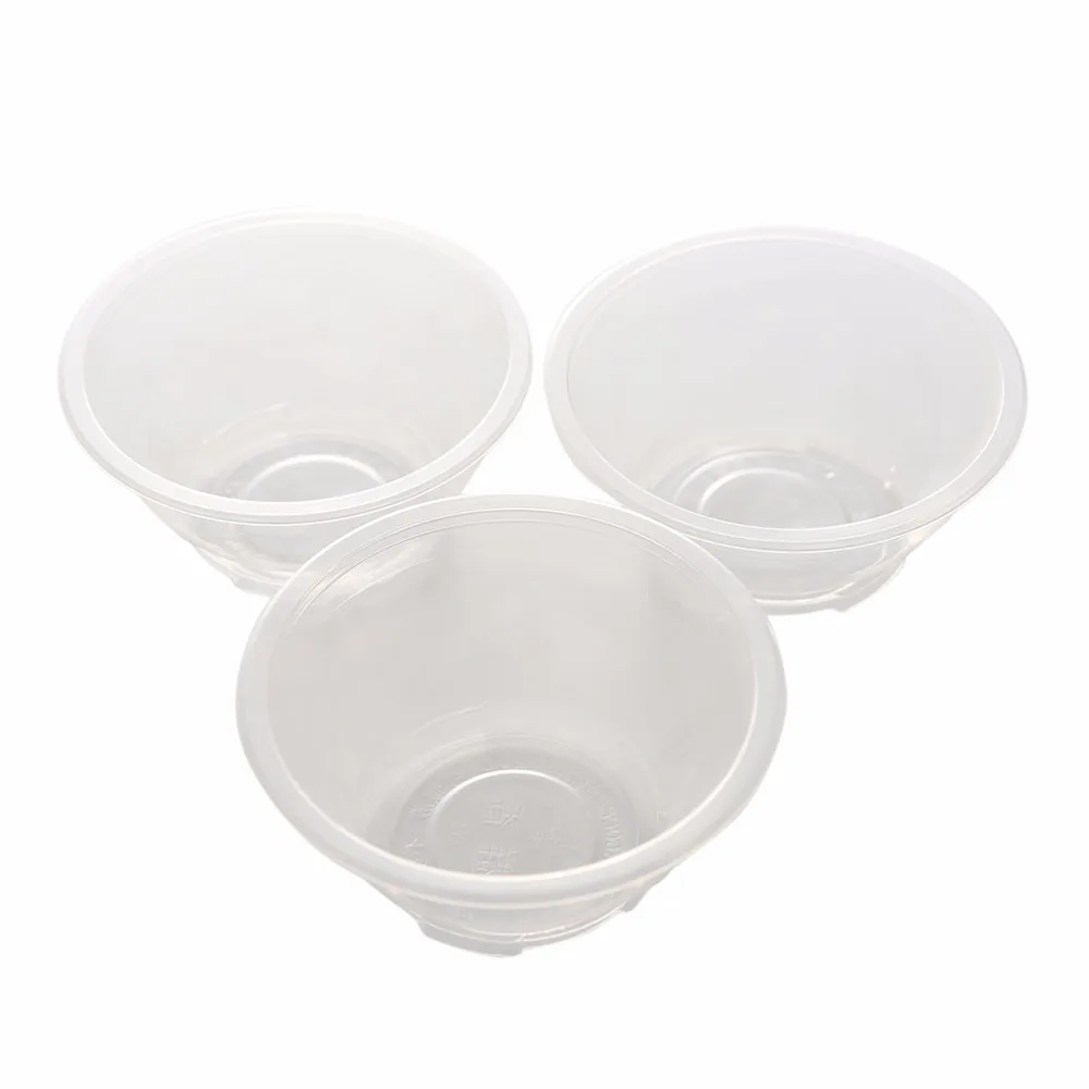 

20 PCS Clear Plastic Disposable Rice Serving Bowl Outdoor Picnic Party Camping Disposable Bowls 7*5*12cm