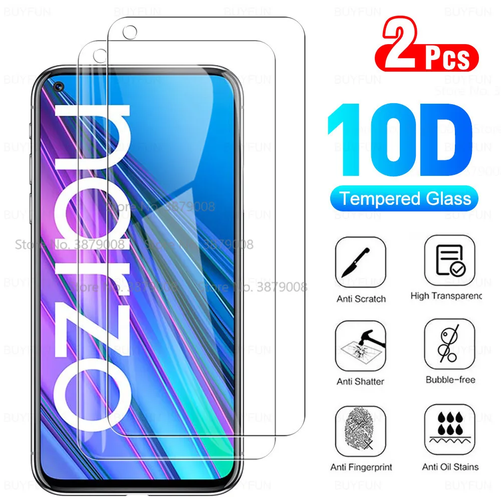 

2 шт., Защитное стекло для oppo realmi narzo30