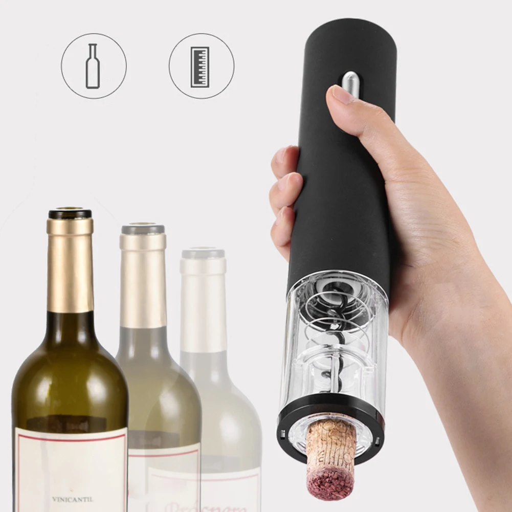

Portable Bottle Opener Automatic Foil Cutter Set Bar Electric Red Wine Opener Creative Driver Home Kitchen Gadgets