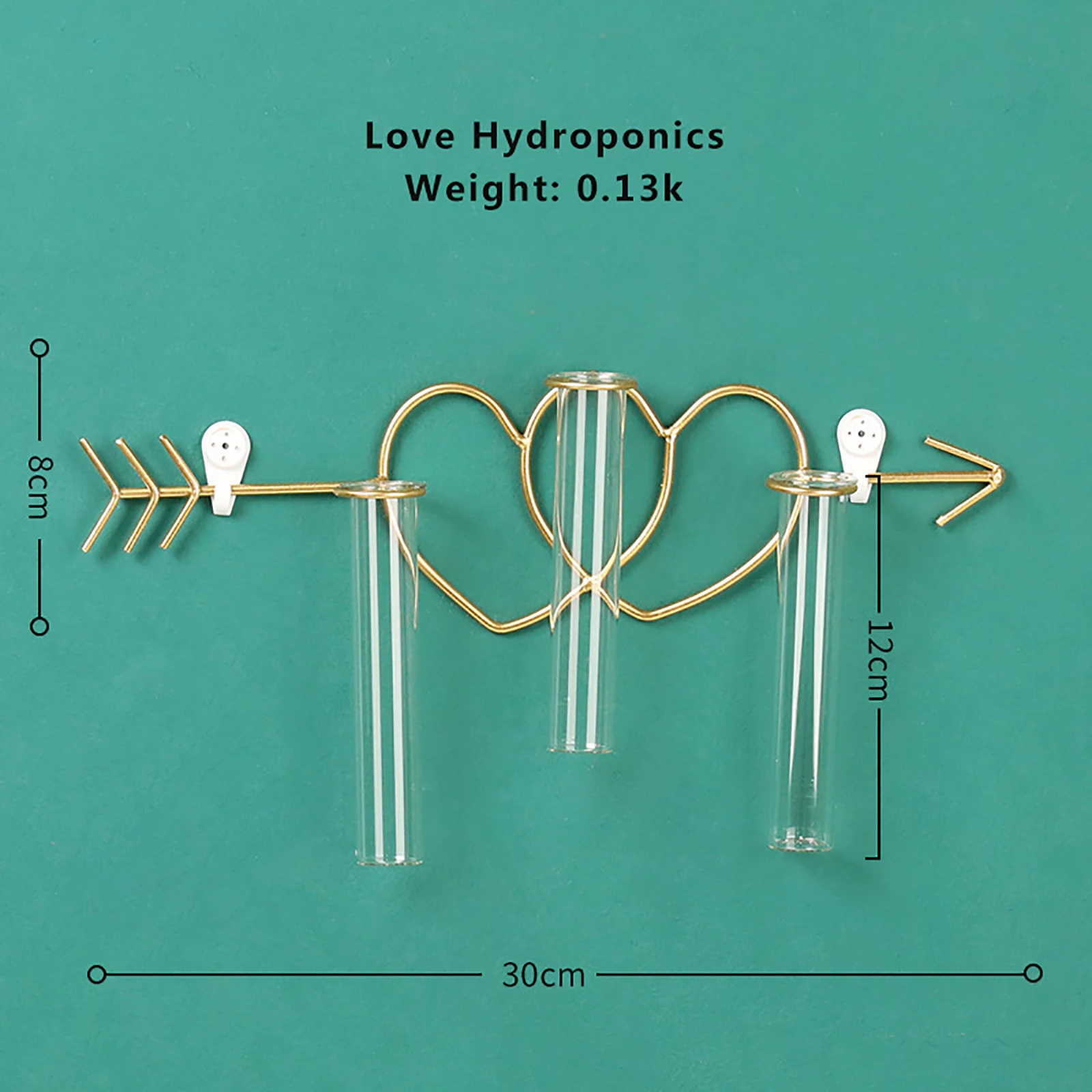 Настенное гидропонное Кованое стекло однотонное вазы для растений висячий
